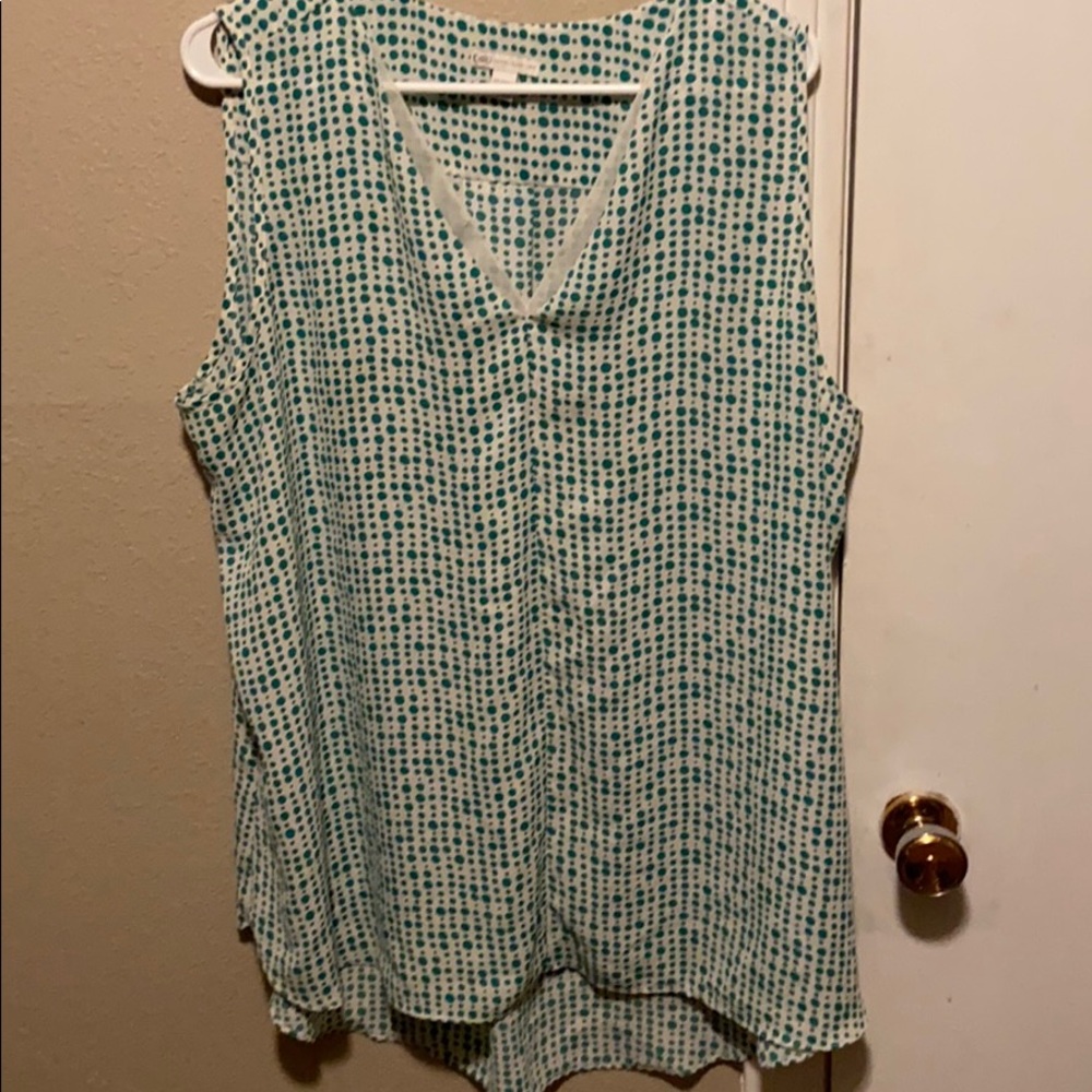 Thin dressy blouse with short front and longer bac